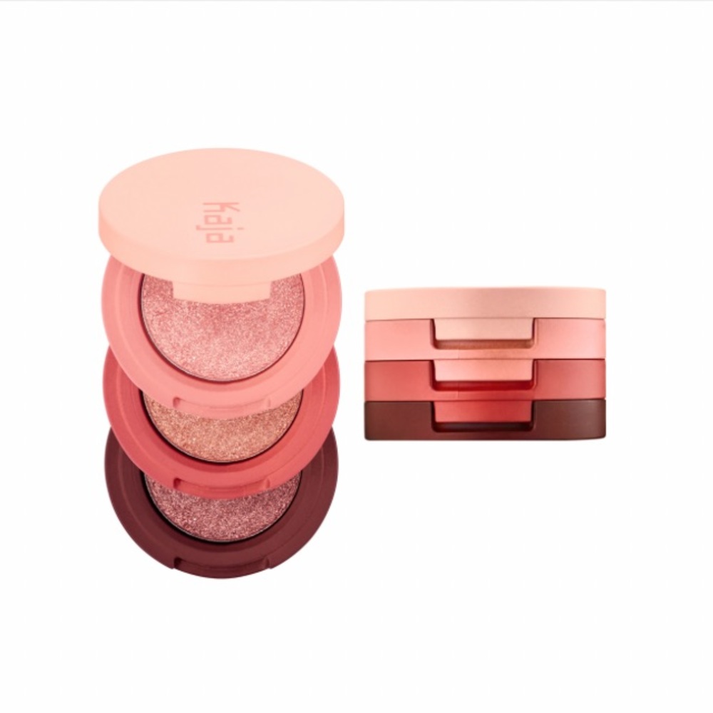 Kaja Beauty Bento Bouncy Shimmer Eyeshadow Trio